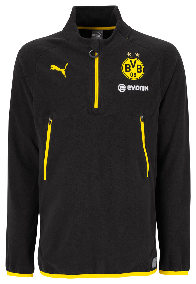 Puma BVB  Training Fleece Jacke Herren Sportjacke sweatshirt zipper von Puma