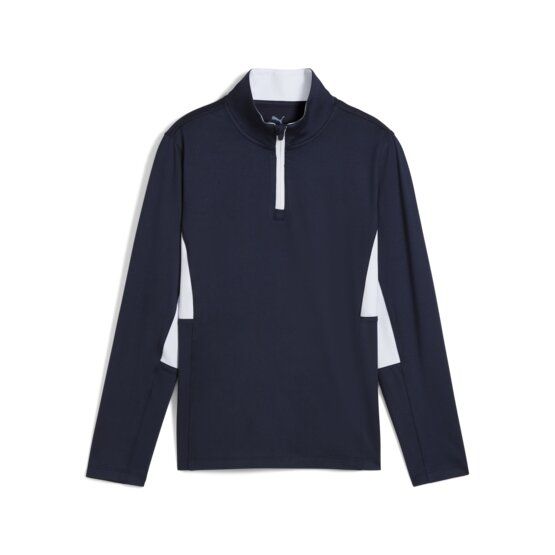 Puma Boys Pure 2.0 1/4 Zip Stretch Midlayer navy von Puma