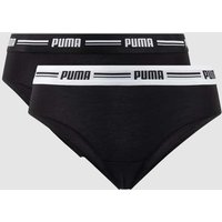 Puma Brazilian mit Stretch-Anteil im 2er-Pack in Black, Größe L von Puma