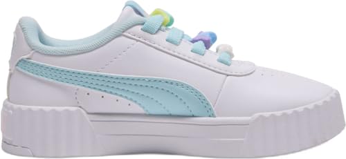 Puma - Carina 3.0 Freundschaftsarmbandschuhe für Kinder, Weiß/helles Aqua/Whisp of Pink, 12 Little Kid Puma - Carina 3.0 Freundschaftsarmbandschuhe für Kinder, Weiß/helles Aqua/Whisp of Pink, 12 Little Kid von Puma
