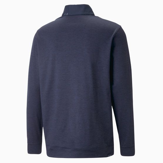 Puma Cloudspun Colorblock 1/4 Zip Stretch Midlayer navy von Puma