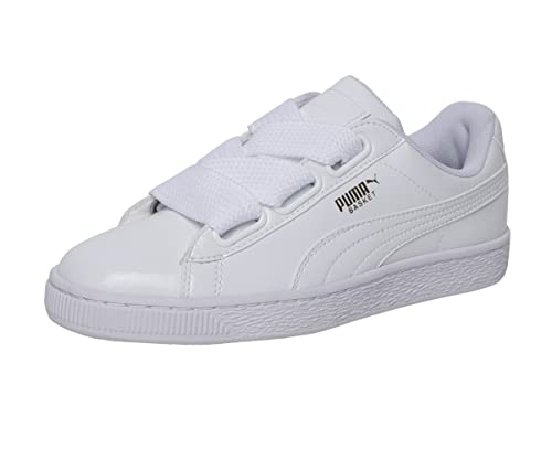 PUMA Damen Basket Heart Patent Wn's, White White, 41 EU von PUMA