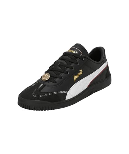 Puma Damen Club 5v5 Class Act Sneaker, Schwarz-Weiß-Gold, 40.5 EU von PUMA