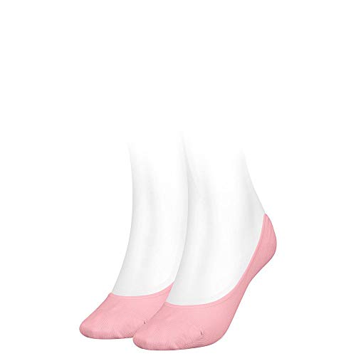Puma Damen Footie Socken, Rosa, 39/42 (2er Pack) von PUMA