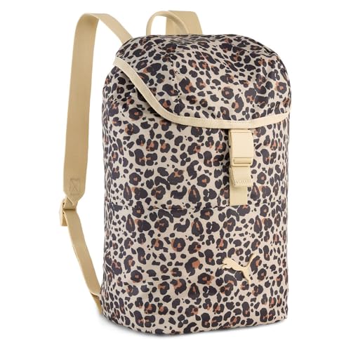 Puma Damen POP Small Backpack Animal Rucksack, Toasted Almond-Tier AOP, One Size von PUMA