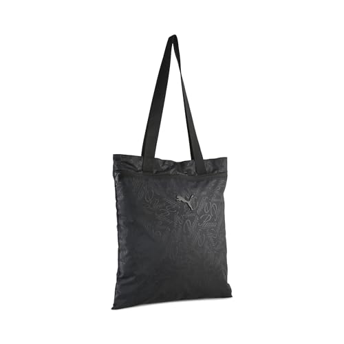 Puma Damen Pop Tote PUMA Black-Script AOP von PUMA
