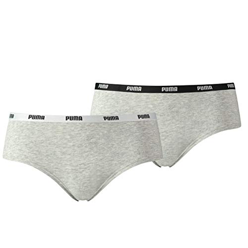 Puma Damen 573013001 Hipster Höschen, Grey, L von Puma
