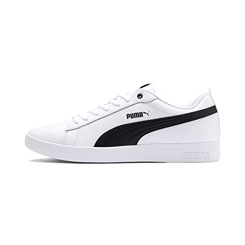 PUMA Damen Smash Wns V2 L Turnschuhe, Puma White Puma Black, 38 EU von PUMA