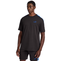 Puma Essentials+ Tape Herren T-Shirts - Schwarz - Größe XL - Baumwoll-Jersey von Puma