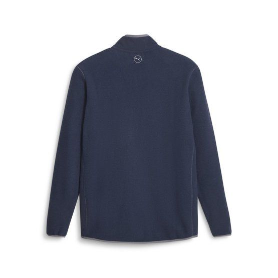 Puma Fleece 1/4 Zip Stretch Midlayer navy von Puma