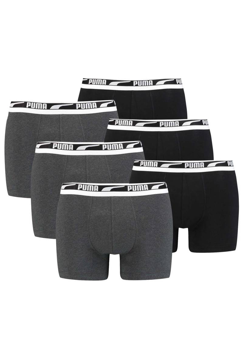 Puma Herren Boxer Boxershorts Men Unterhose Multi Logo Pant Unterwäsche 6er Pack... von Puma