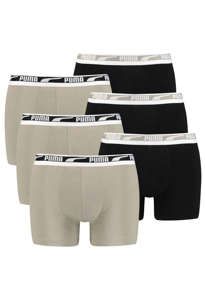 Puma Herren Boxer Boxershorts Men Unterhose Multi Logo Pant Unterwäsche 6er Pack... von Puma