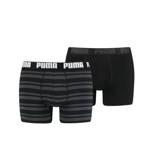 Puma Herren Boxer Unterwäsche, Schwarz, S (2er Pack) von Puma