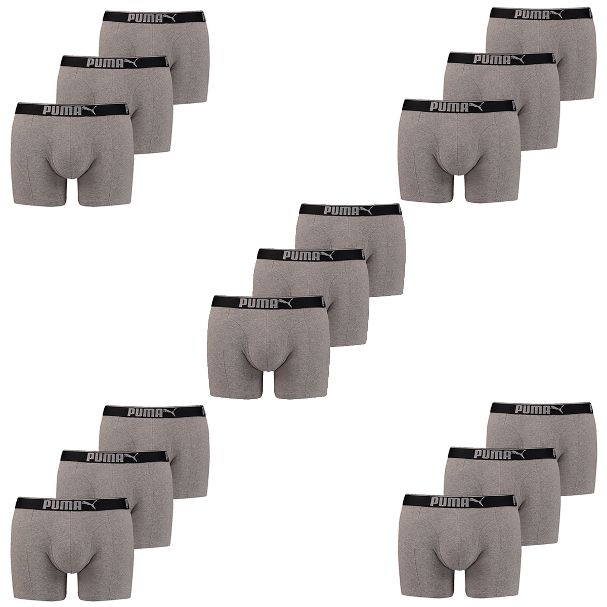 Puma Herren Boxershort Lifestyle Sueded Cotton 15 er Pack von Puma