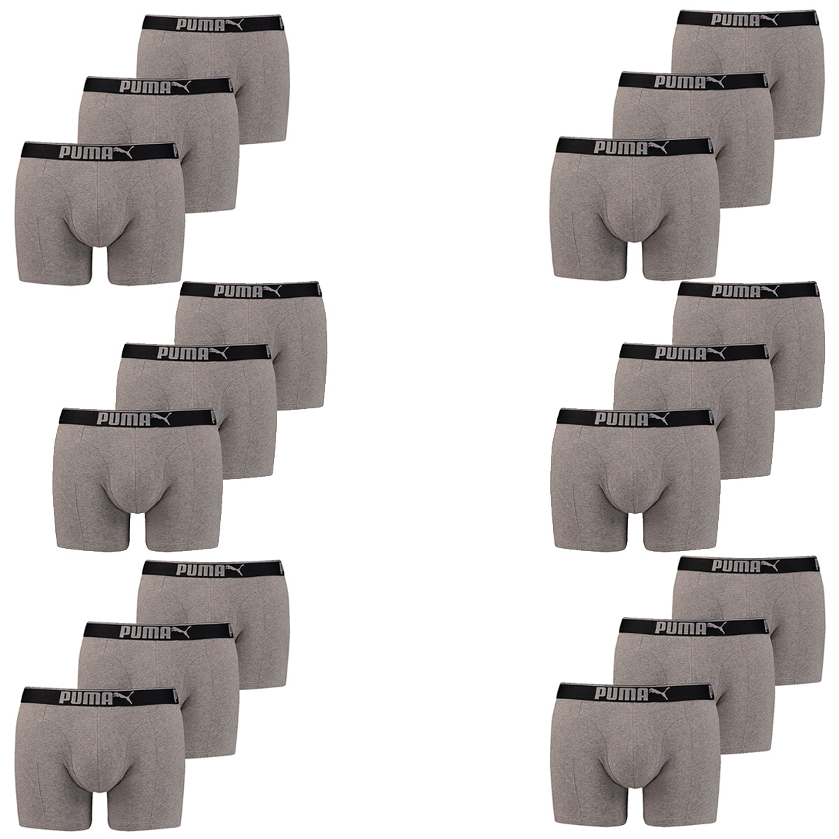Puma Herren Boxershort Lifestyle Sueded Cotton 18 er Pack von Puma