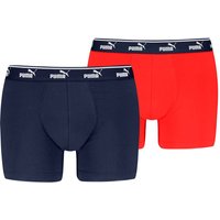 Puma Herren Boxershort PUMA ELEMENTS MEN LOGO ELASTIC BOXER 2er Pack von Puma