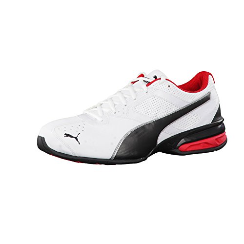 PUMA Herren Tazon 6 Fm Straßenlaufschuhe, Puma White Puma Black Puma Silver, 43 EU von PUMA