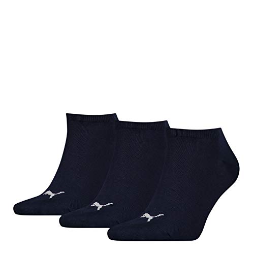 PUMA Unisex Sneaker Trainer Plain Socks Socken (3er Pack), Navy, 47-49 von PUMA