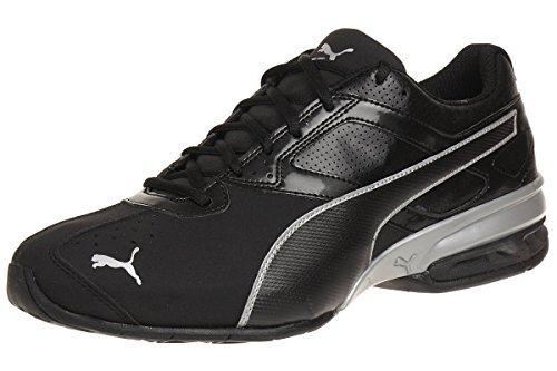 PUMA Herren Tazon 6 FM Low-Top Trainer, Puma Black-Puma Silver, 44.5 EU von PUMA