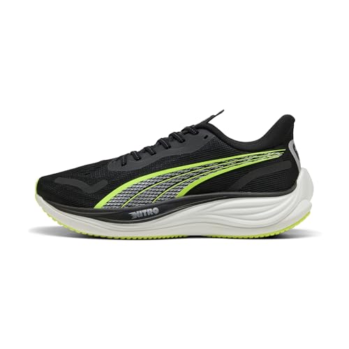 Puma Herren Velocity Nitro 3 Laufschuhe Neutralschuh Puma Black-Yellow Alert - Schwarz 42 von Puma