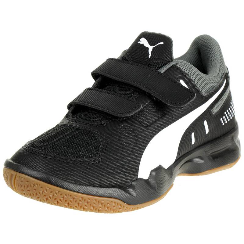 Puma Kinder Multisport Indoor Hallenschuhe Auriz V Jr 105639 03 Schwarz von Puma