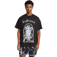 Puma La France Herren T-Shirts - Schwarz - Größe L - Baumwoll-Jersey von Puma