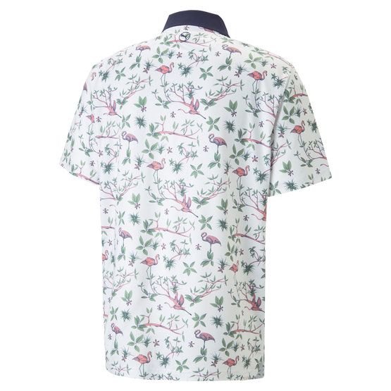 Puma Mattr Lagoon Halbarm Polo weiß von Puma