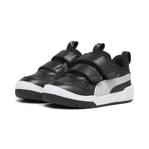 PUMA Multiflex Glitz Fs V Inf Sneaker, Schwarz/Silber Black Silver, 26 EU von PUMA