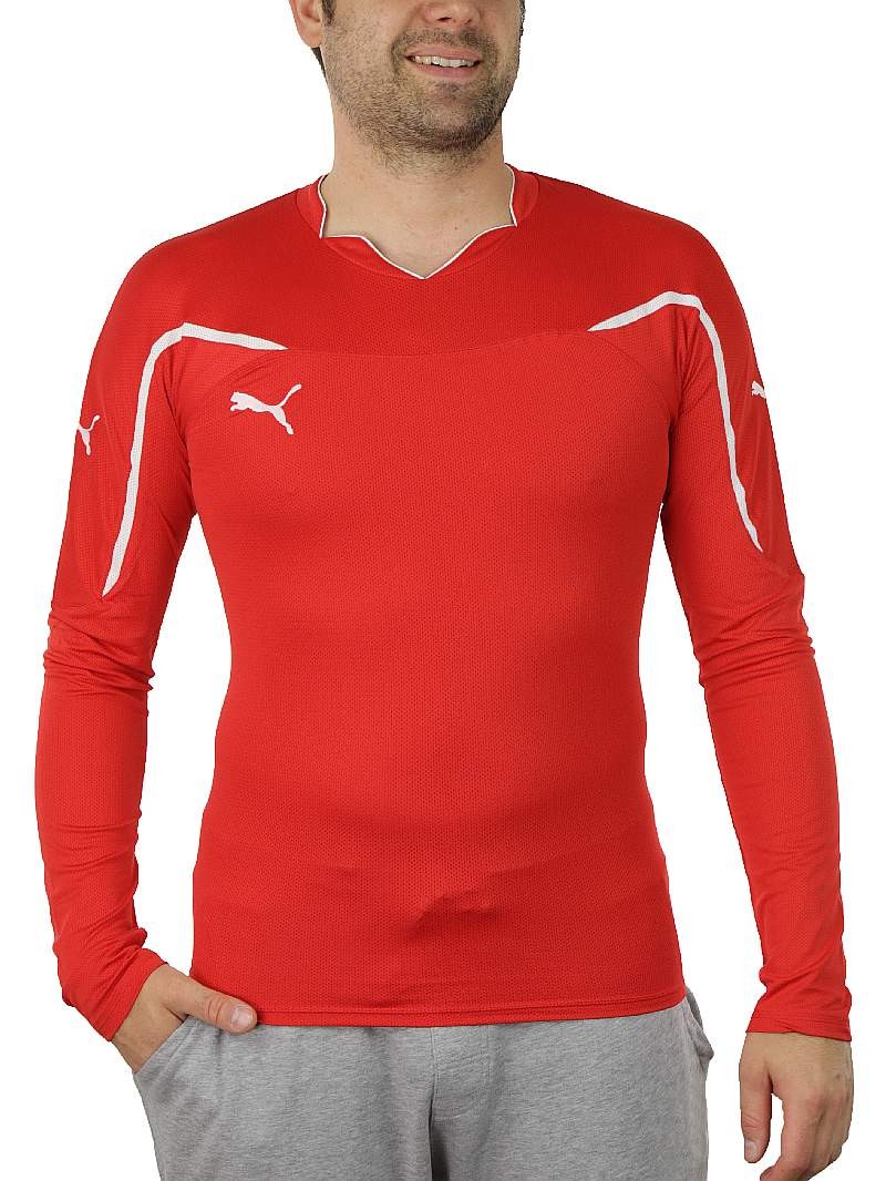 Puma Fußball Trikot LS Shirt Trikot Herren rot von Puma