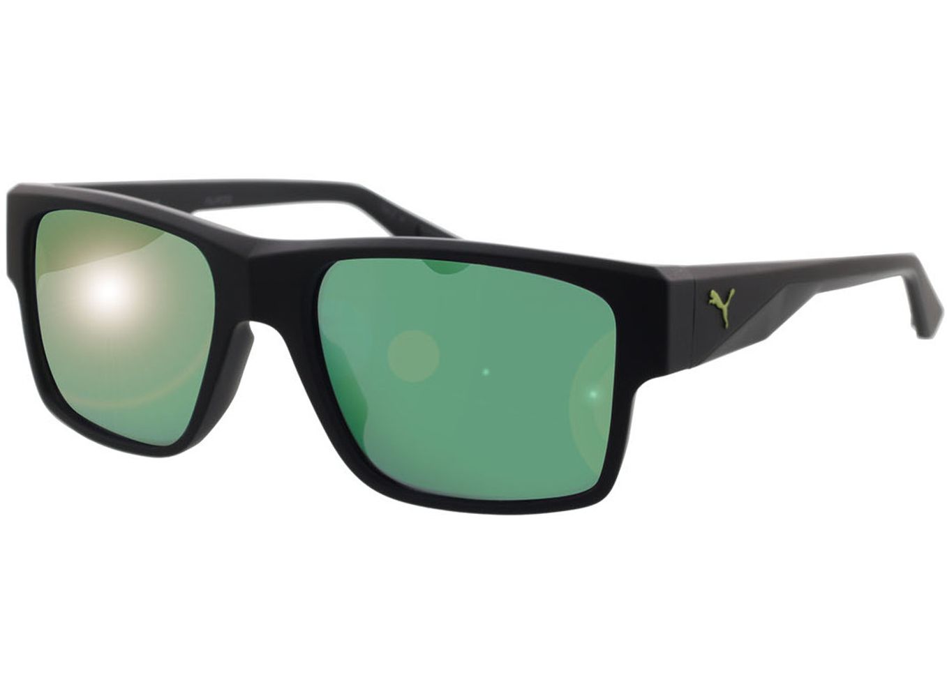 Puma PU0403S-002 57-18 Sonnenbrille ohne Sehstärke, Herren, Vollrand, Eckig von Puma