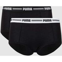 Puma Panty mit Stretch-Anteil im 2er-Pack in Black, Größe M von Puma