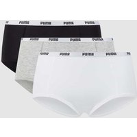 Puma Panty mit Stretch-Anteil im 3er-Pack in Hellgrau, Größe L von Puma