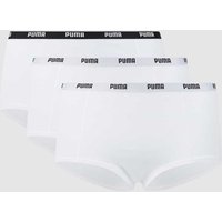 Puma Panty mit Stretch-Anteil im 3er-Pack in Weiss, Größe S von Puma