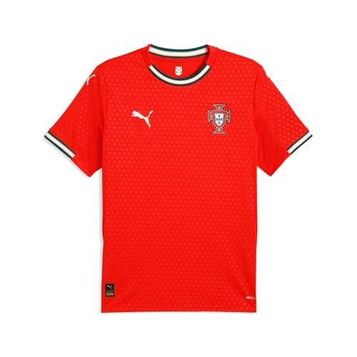 Puma Portugal 2025 Home Trikot Jersey Heimtrikot (DE/NL/SE/PL, Alphanumerisch, M, Regular, Regular, red) von Puma