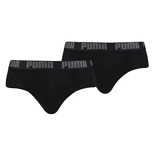 Puma Slip, Basic Herren brief (2er Set), Schwarz (Schwarz), Small von PUMA