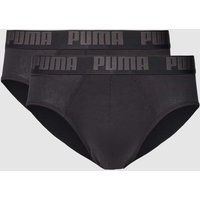 Puma Slip mit Label-Detail im 2er-Pack in Black, Größe XL Puma Slip mit Label-Detail im 2er-Pack in Black, Größe XL von Puma