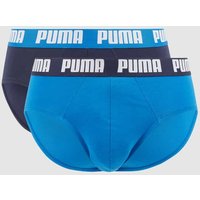 Puma Slip mit Stretch-Anteil im 2er-Pack in Royal, Größe S von Puma