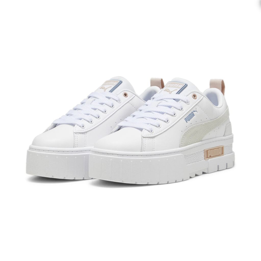 Puma Sneaker - Mayze Lth Wns - EU36 bis EU41 - für Damen - Größe EU39 - weiß von Puma