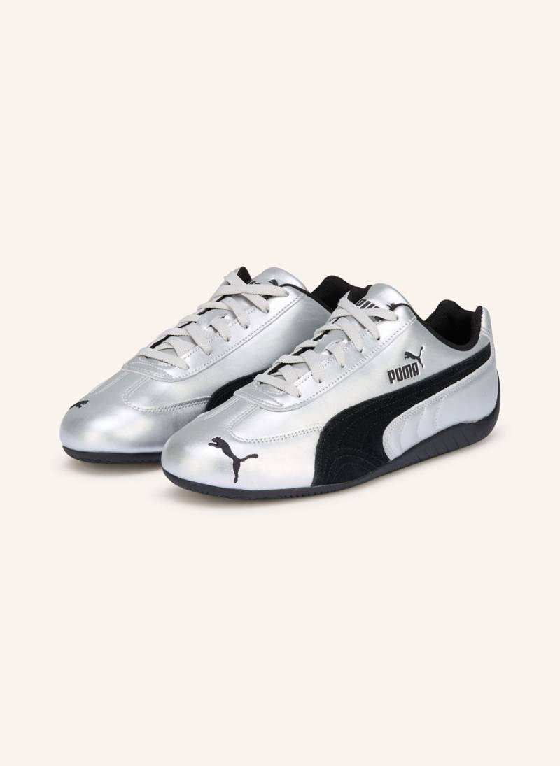 Puma Sneaker Speedcat Metallic silber von Puma