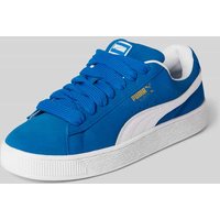 PUMA Sneaker mit Label-Details Modell 'Suede' in Royal, Größe 46 von Puma