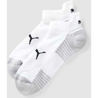 Puma Sneakersocken mit Label-Details im 2er-Pack Modell 'Cushioned' in Weiss, Größe 39-42 von Puma