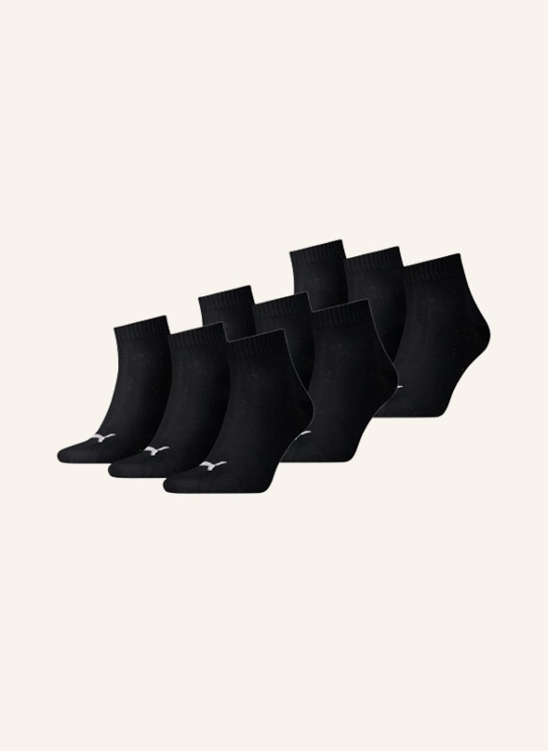 Puma 9er-Pack Socken Quarter schwarz von Puma