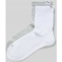 Puma Socken mit Label-Detail Modell 'ZIGZAG' im 2er-Pack in Weiss, Größe 39-42 von Puma