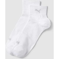 Puma Socken mit Logo-Print im 2er-Pack in Weiss, Größe 39-42 von Puma