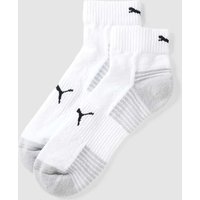 Puma Socken mit eingewebten Label-Details im 2er-Pack Modell 'Sport' in Weiss, Größe 39-42 von Puma