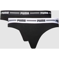 Puma String mit elastischem Logo-Bund in Black, Größe XL von Puma