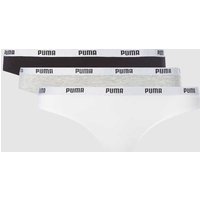 Puma String mit Stretch-Anteil im 3er-Pack in Hellgrau, Größe XL von Puma