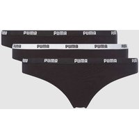 Puma String mit Stretch-Anteil im 3er-Pack in Black, Größe XL von Puma