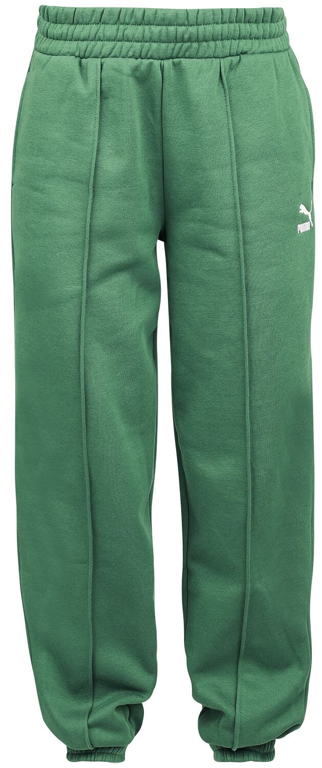 Puma Trainingshose - Classics Sweatpants FL - XS - für Damen - Größe XS - grün von Puma