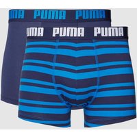 Puma Trunks mit Teilungsnähten Modell 'HERITAGE' im 2er-Pack in Royal, Größe M von Puma